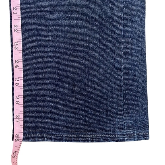 DSTLD Straight Fit Jeans Solid Dark Wash Grey Stitch Streetwear Casual Sz 32x30 - Picture 15 of 15